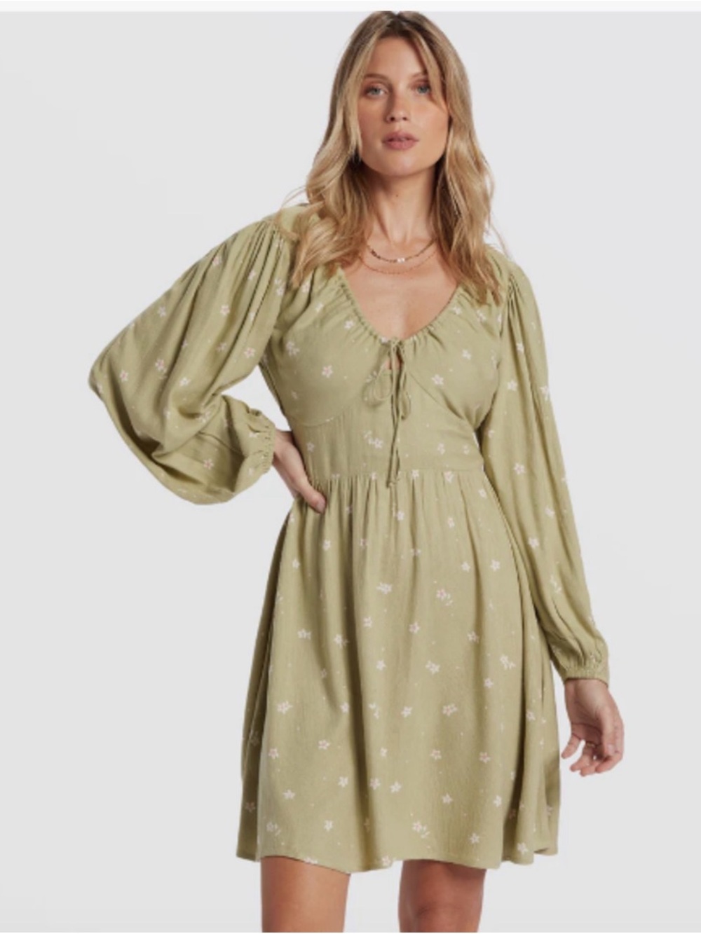 Billabong Sol Love Mini Dress AVO color
